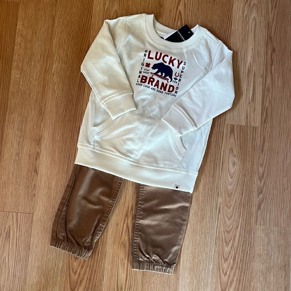 Lucky Brand Size 4T 2-Piece Pant Set